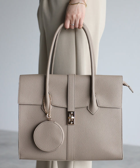 【雑誌掲載・guscio人気商品】エレガンストートバッグ 17-0994